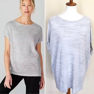 Pure J. Jill NWT Linen Blend Relax Top Large TALL